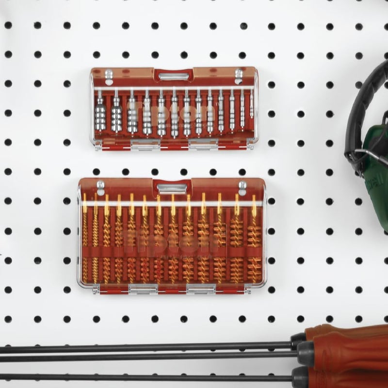 Tipton 26-Piece Ultra Cleaning Jag and Best Bore Brush Set in Caliber Labeled Storage Case for Firearm Cleaning, Maintenance - Image 2